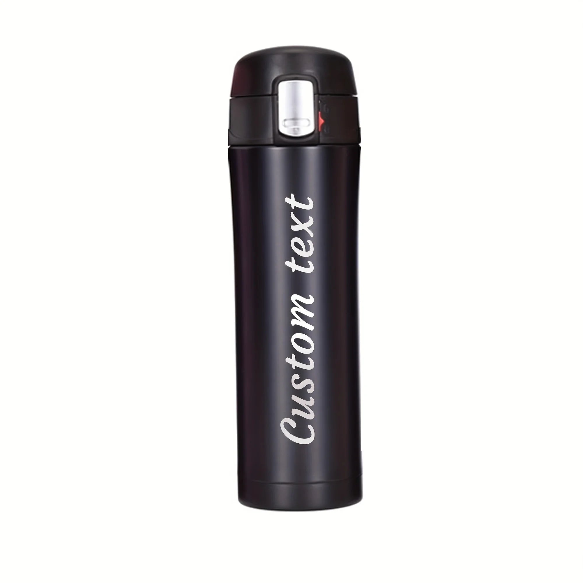 Personalized Laser Engraved Water Bottle – Insulated Stainless Steel 500ml with flip lockable lid