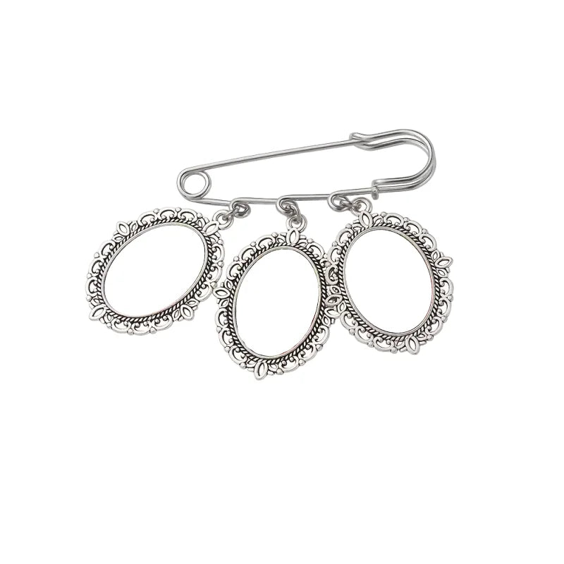 Personalised custom round/oval wedding dress accessories bouquet pendant wedding memorial decorations