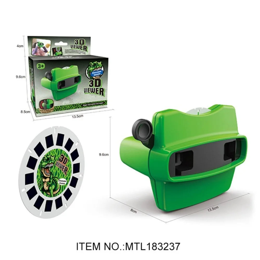 Kids 3D Viewer Educational Toy – Mini Theatre 3D Viewing Machine
