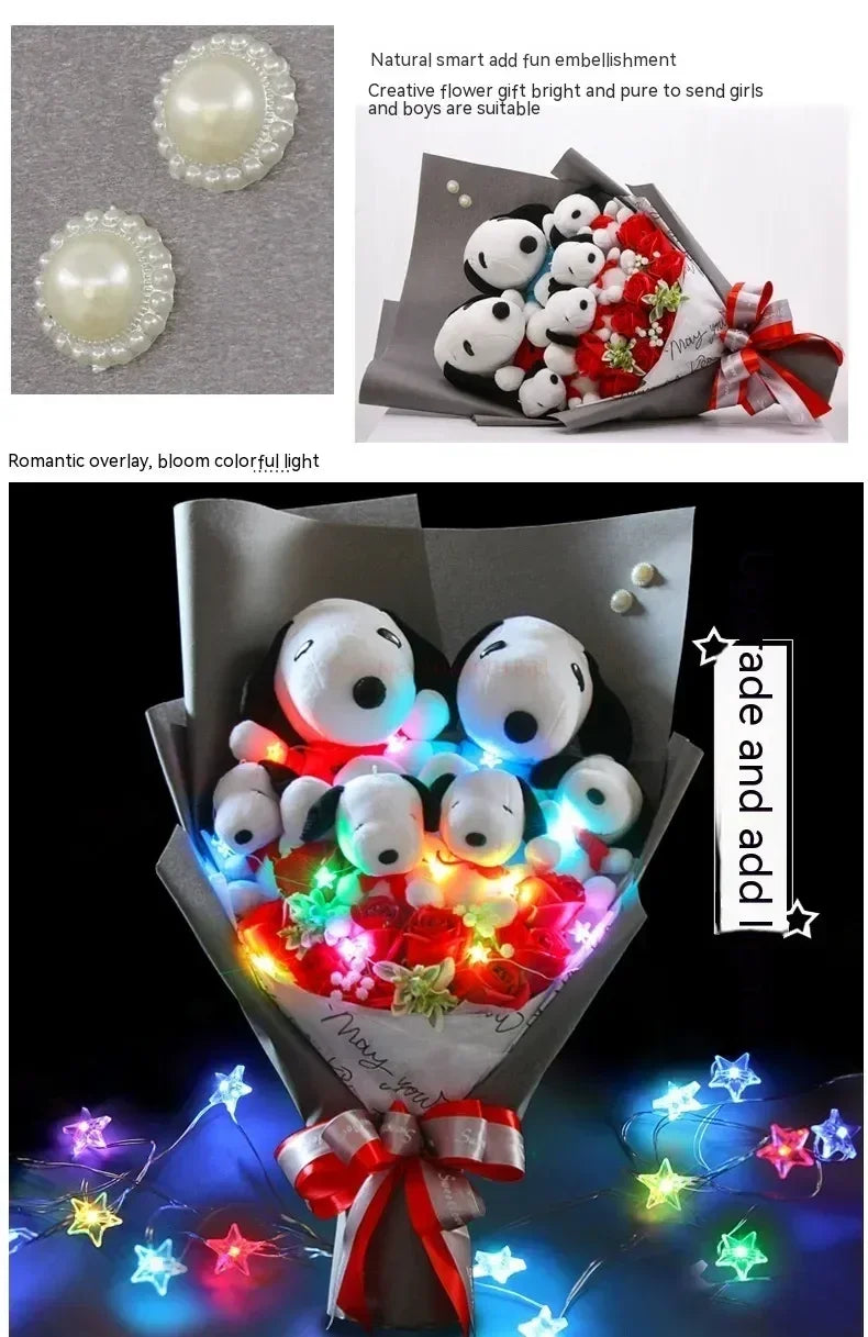 Plush Puppies Bouquet Gift - Graduation, Birthday & Mother's Day