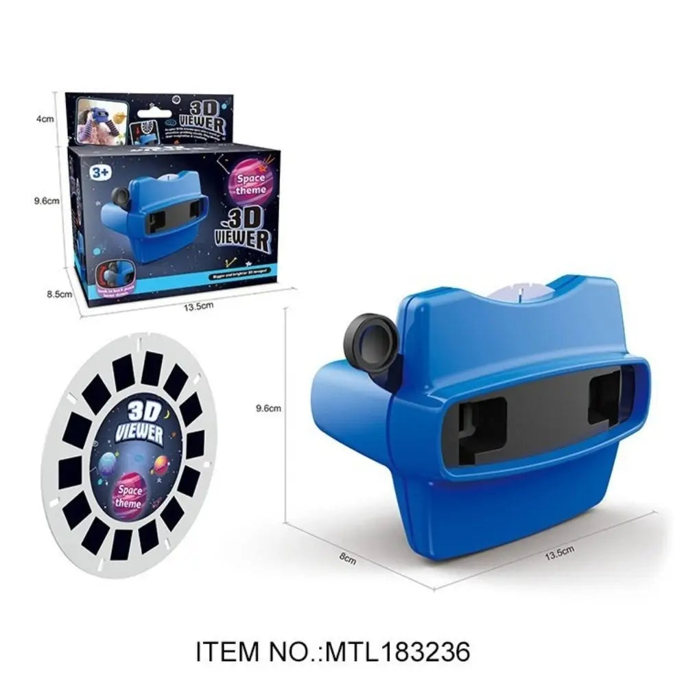 Kids 3D Viewer Educational Toy – Mini Theatre 3D Viewing Machine