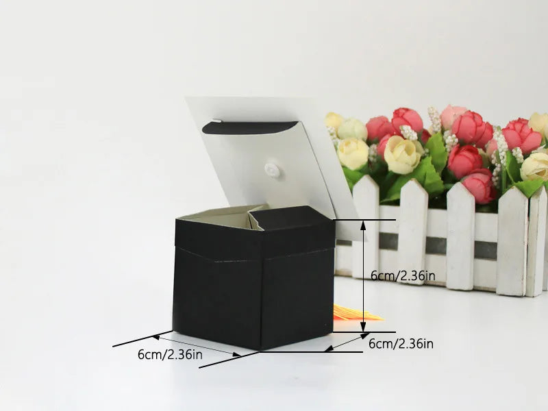 Graduation Cap Gift Boxes - 3D Party Favor Boxes (5 Pack)