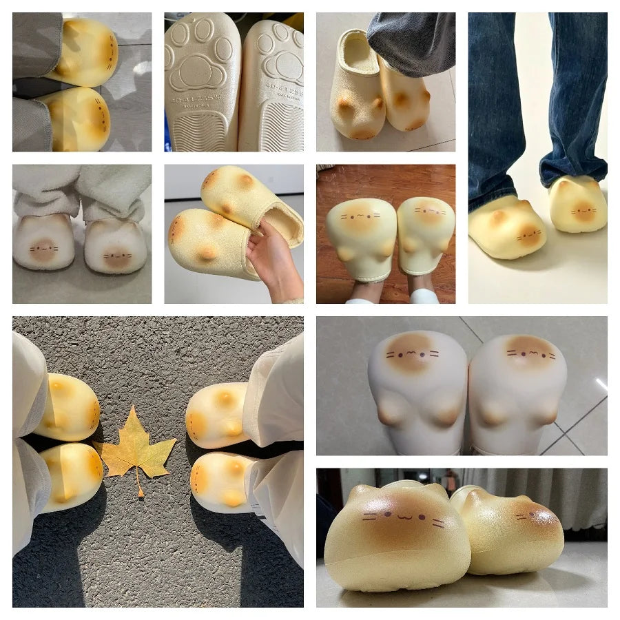 PawMagic™ Paw Print Cat Slippers