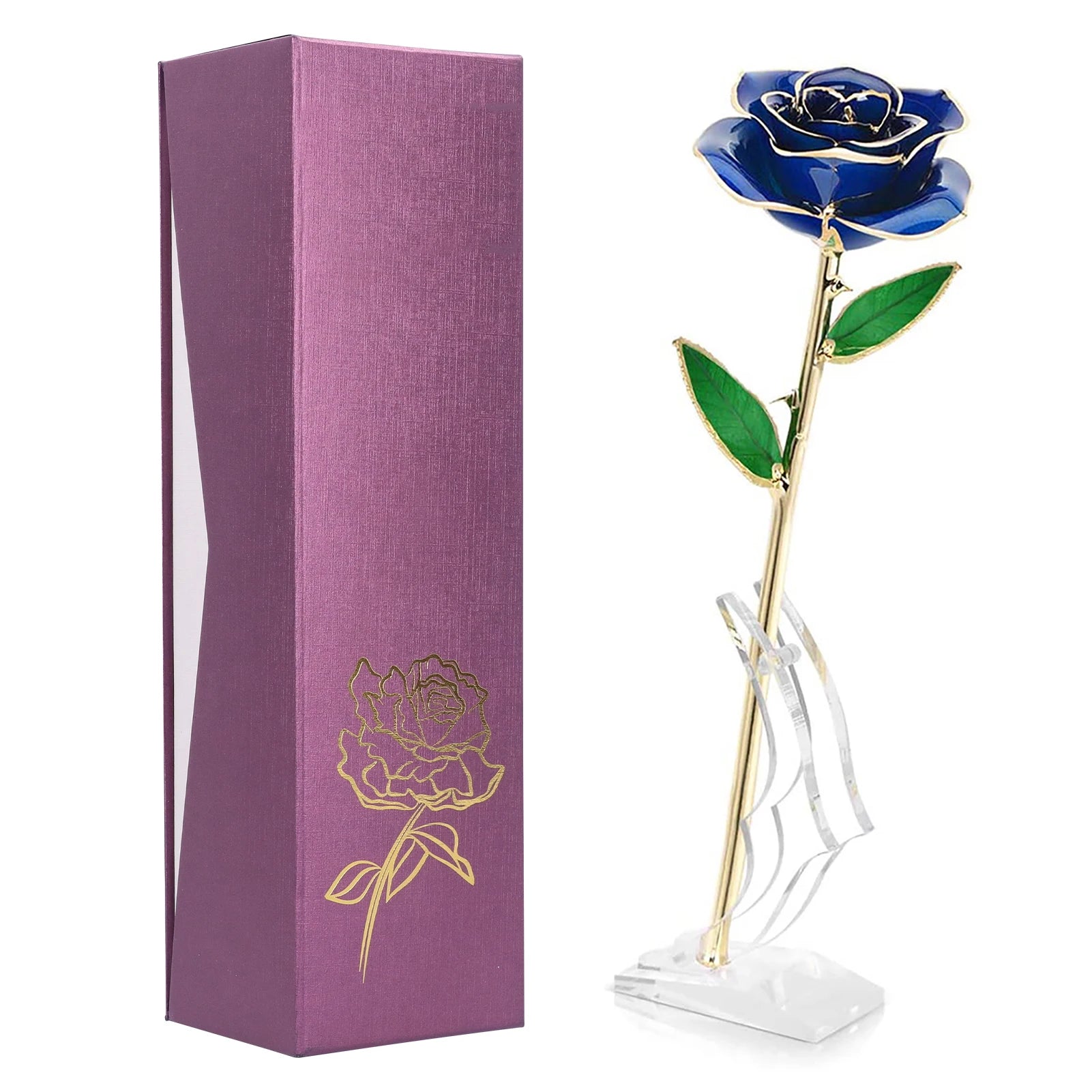 24K Gold Plated Rose - Eternal Valentine's Day Anniversary Gift