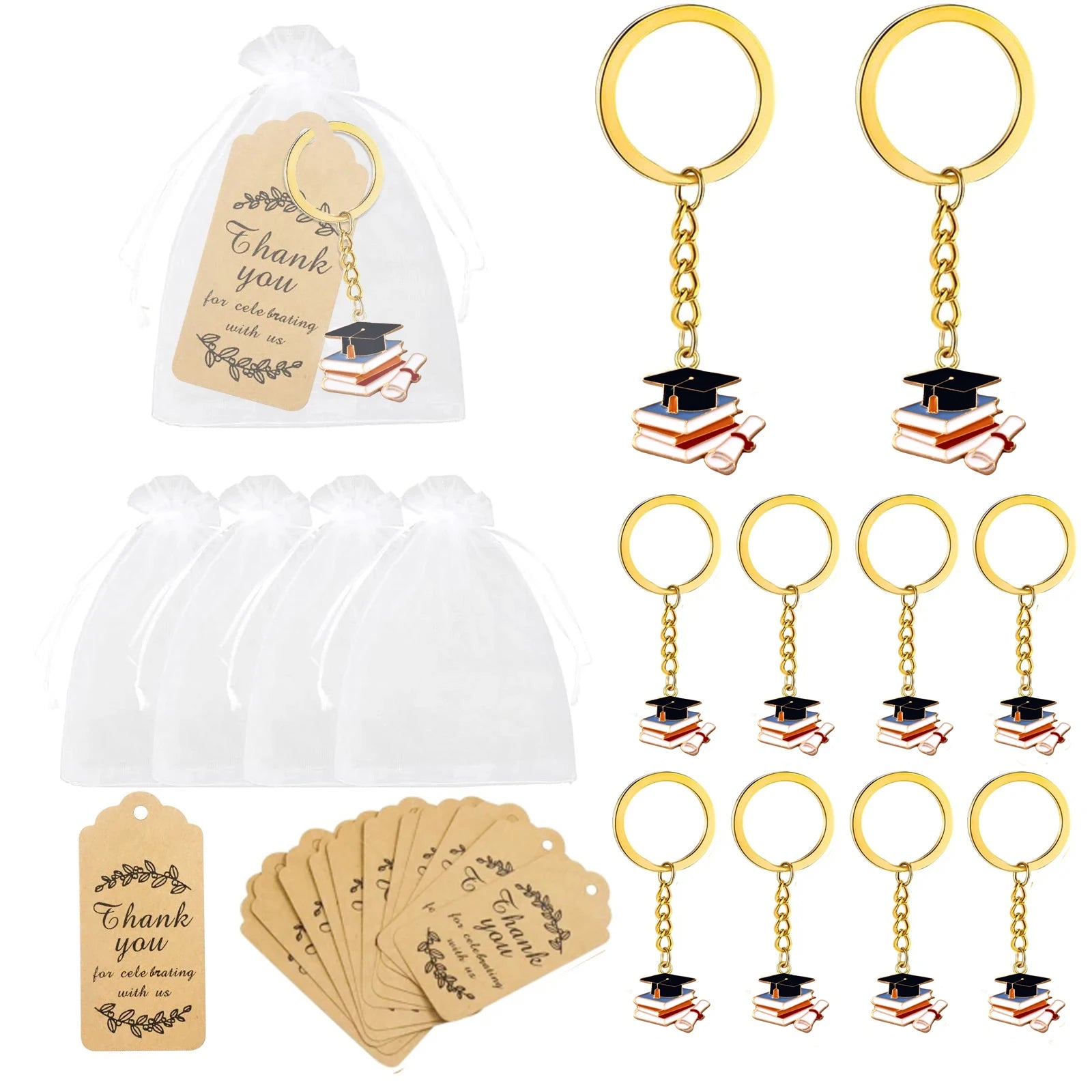 Graduation Inspirational Keychain Set - Graduation Gifts