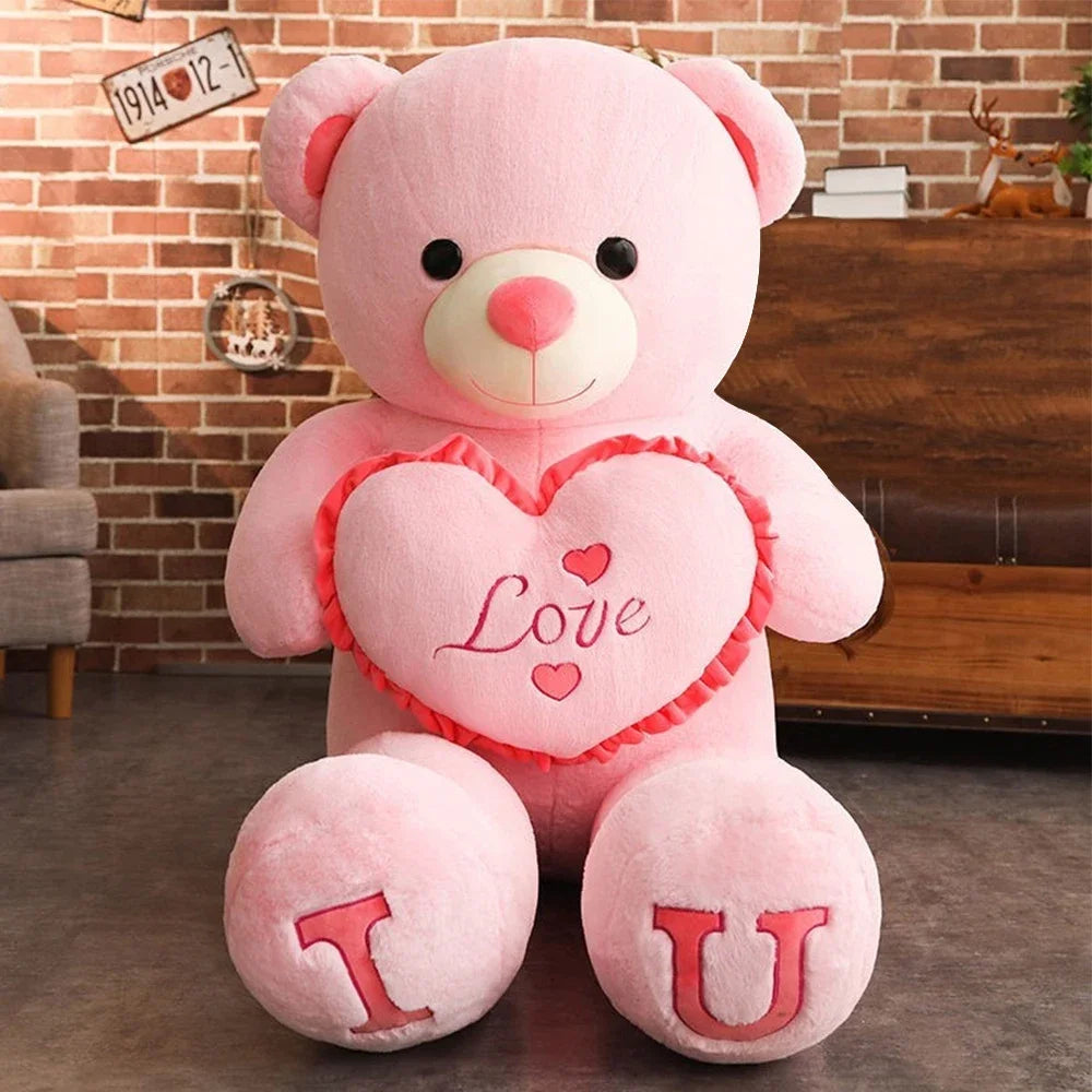 Giant Teddy Bear with LOVE - Valentine's Day & Birthday Gift