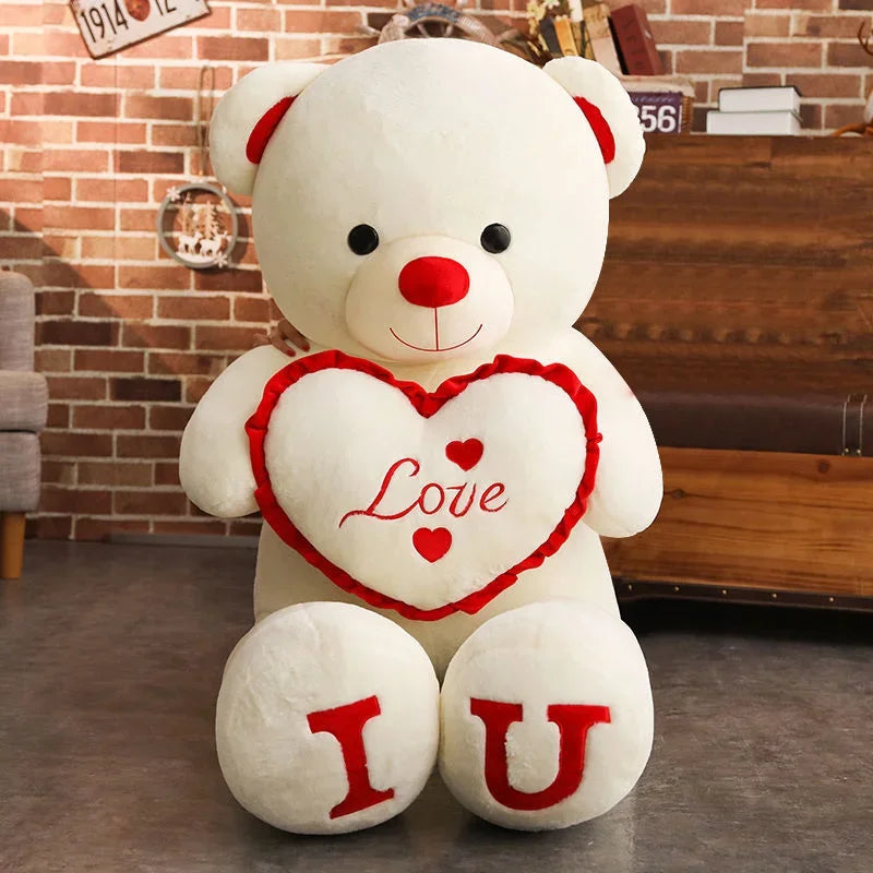 Giant Teddy Bear with LOVE - Valentine's Day & Birthday Gift
