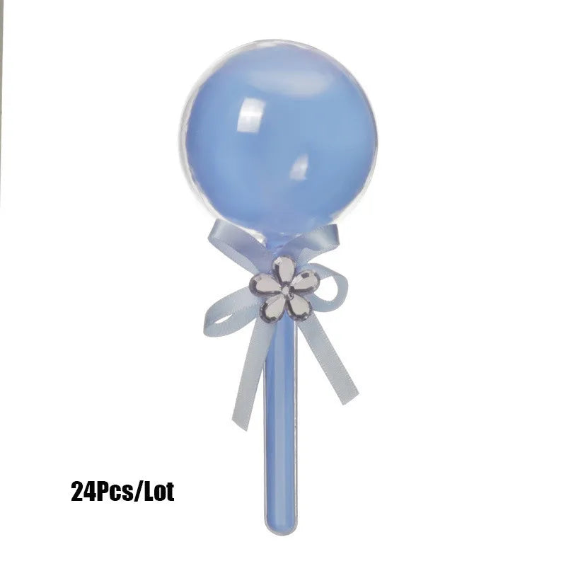 Wedding Gift Boxes for Guests, Plastic Candy Box, Cute Lollipop Shape, Candy Boxes, Party Favors, Candy Holders, Gift Boxes, 24P