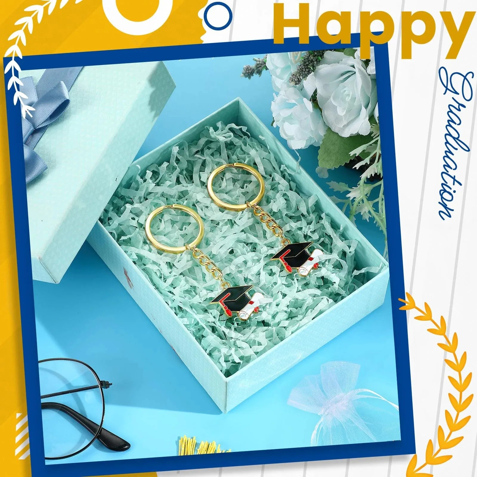 Graduation Inspirational Keychain Set - Graduation Gifts