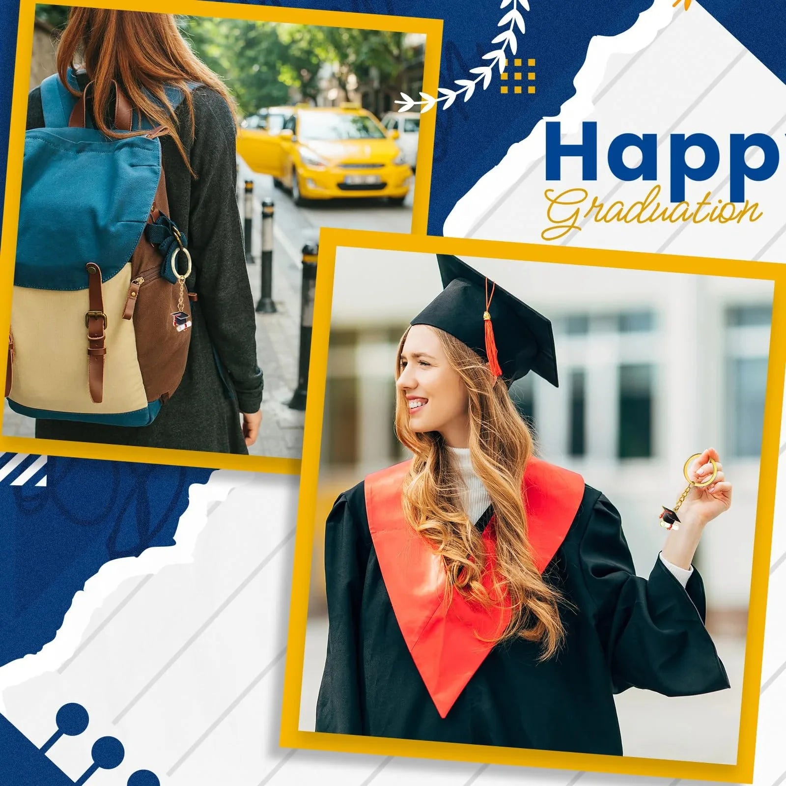 Graduation Inspirational Keychain Set - Graduation Gifts