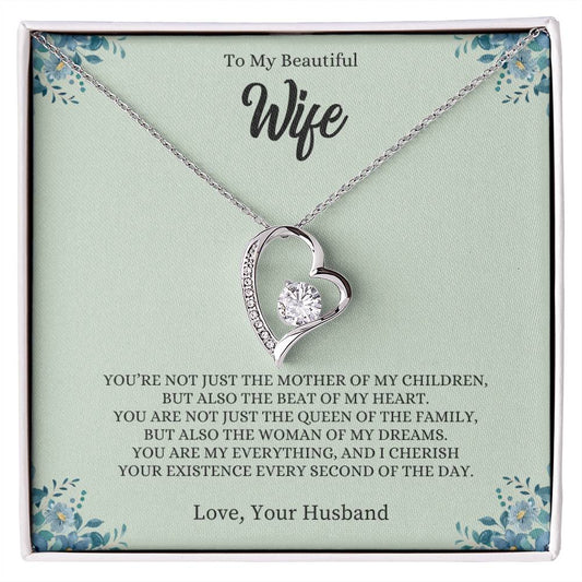 To My Beautiful Wife | You Are My Everything  | Forever Love Necklace